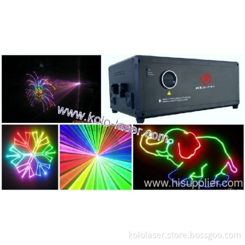 5w Rgb High Power Laser System Stage Lighting